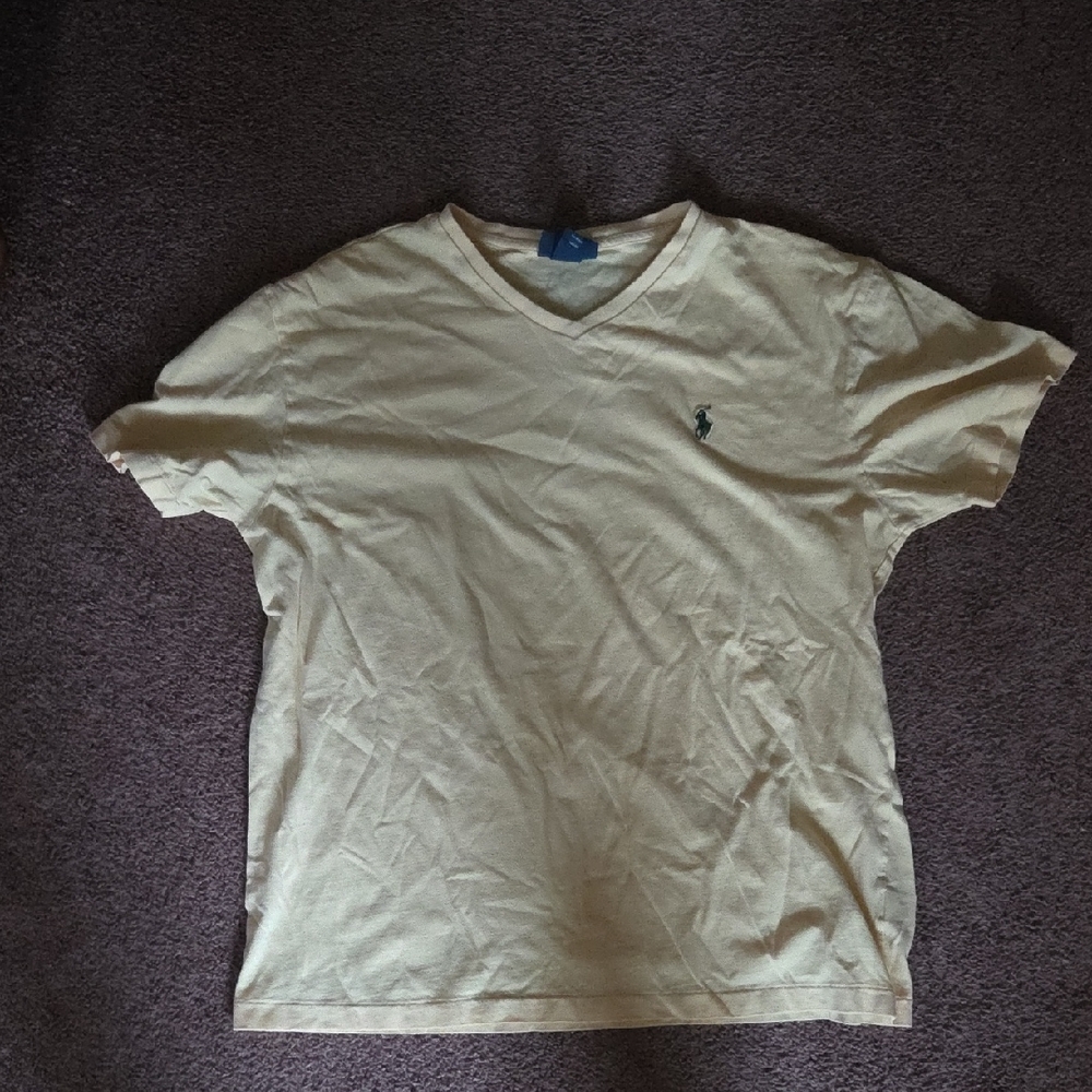 Polo by Ralph Lauren Cream Short Sleeve Tee